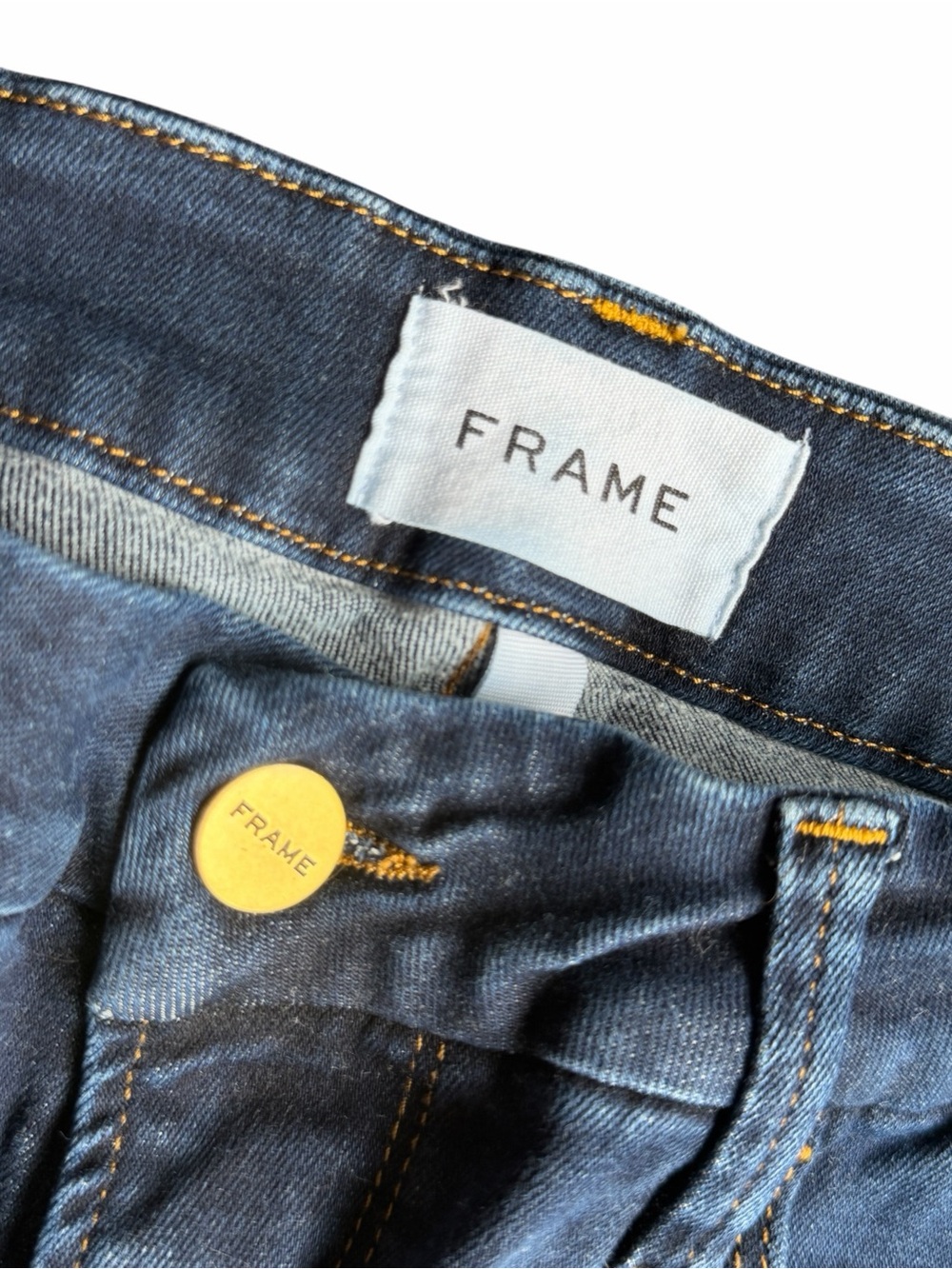 FRAME Denim Le Mini Boot Mid-Rise Blue Denim Women's Jeans Sz 30 - Picture 2 of 9